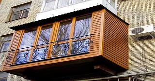 Внешняя отделка балкона Кунгур цена от 1044 руб. м/2.